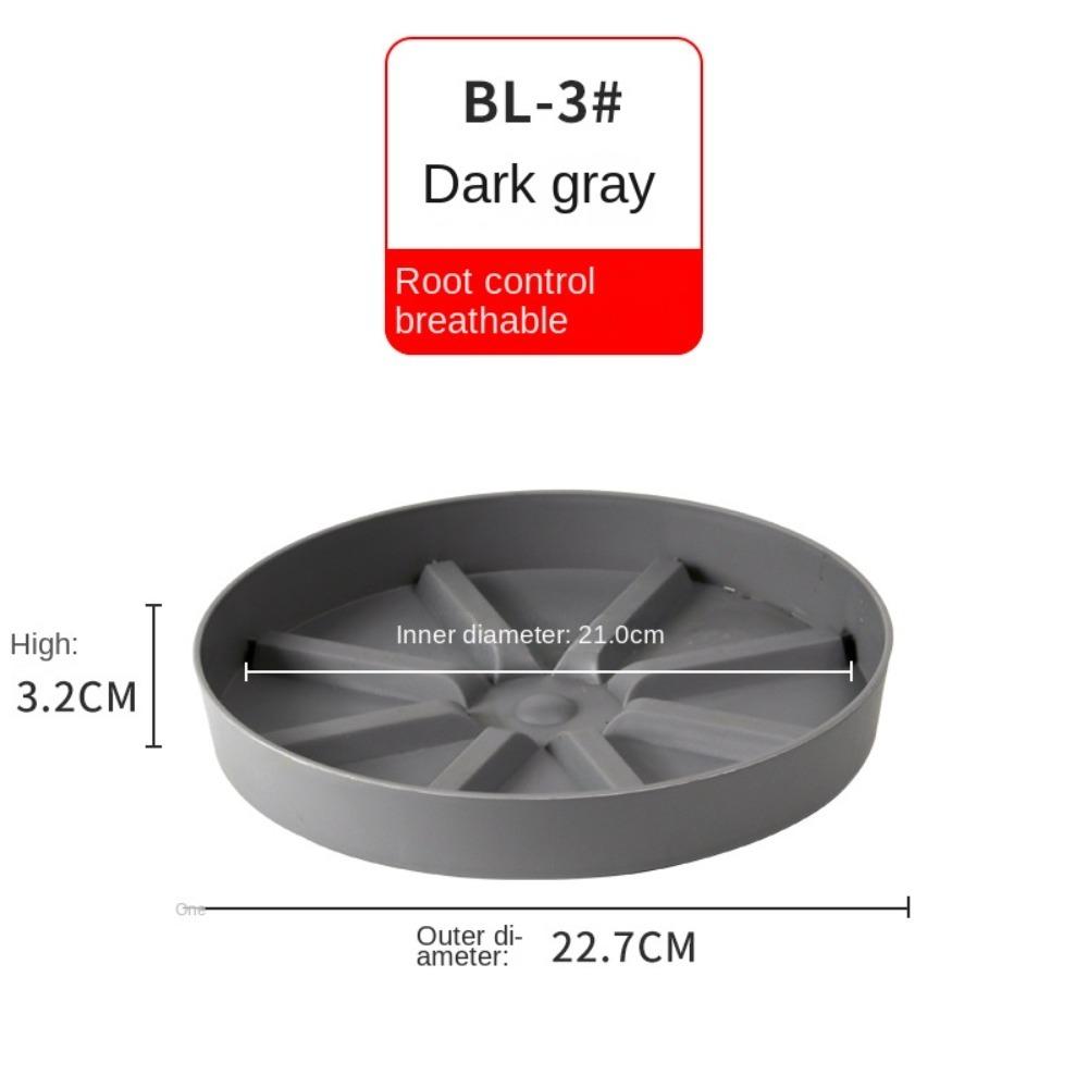 New Mobile Flowerpot Tray Plastic BreathableBase Bottom Flower Pot Gardening Anti Rotting Root Plant Pot Tray