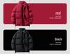 Men's Trendy Winter Down Coat: Loose, Thick Cotton-Padded Stand-Up Collar Jacket, Solid Color, Versatile Outerwear for Couples