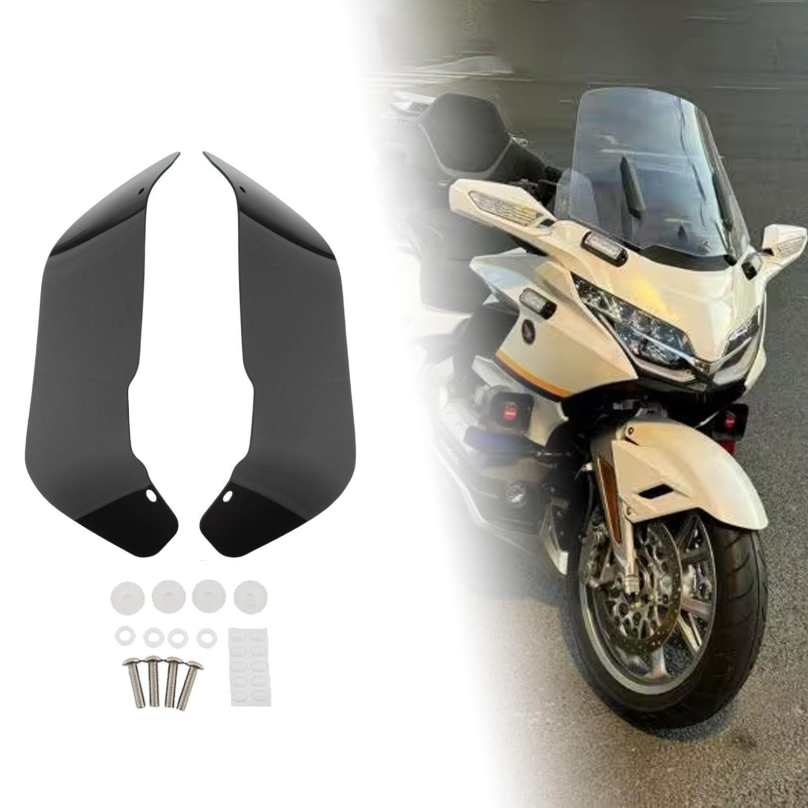 

Нога мотоцикла Ветровое стекло Воздушный дефлектор Левый Правый Мотоцикл Профессиональный Боковой Обтекатель Ветра чёрный