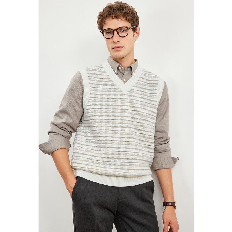 Septwolves Men's V-Neck Wool Blend Vest