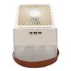 Desktop Humidifier Fan Quiet Battery Operated Portable Desk Cooling Fan with 2.5L Water Tank for Home Office Car