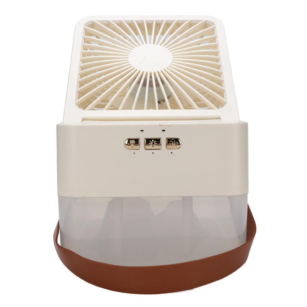 Desktop Humidifier Fan Quiet Battery Operated Portable Desk Cooling Fan with 2.5L Water Tank for Home Office Car