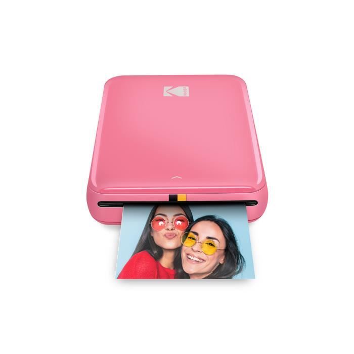 Imprimante photo - KODAK - PHOTO PRINTER - Rose - ZINK Zero Ink - Sans fil