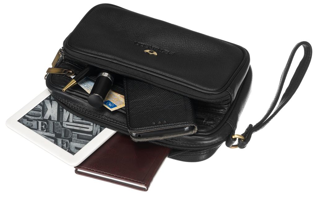 Leather Pouch PTN 1056-NDM-1435 Black