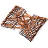 Women Girl Magic Easy Hair Beads Slide Stretchy Comb Clip Stretchable Hairpin Coffee