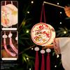 Craft Lantern Handmade DIY Pack Round Hand-held LED Lamp  Festival Celebration