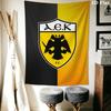 AEK Athens F.C Wall Hanging Printed Fabric Blanket Decorative Tapestries for Bedroom Living Room Home Decor