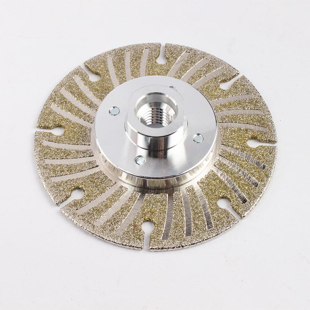Diamond Grinding Disc 125mm Double Diamond Grinder Wheel for Grinding and Polishing Stone Concrete Surface/stones/metal