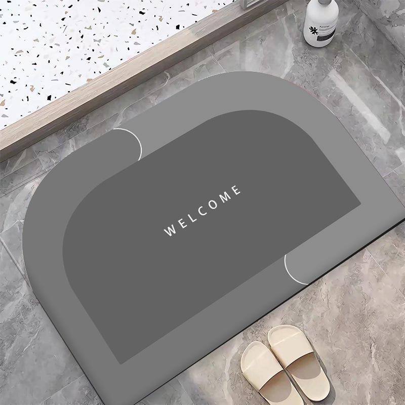 

Нескользящий коврик для ванной комнаты: Впитывающий коврик для душа и туалета 40 x 60 cm