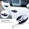 4PCS Car Door Handle Bowl Cover Accessories Replacement for   CX‑3 2016‑2018