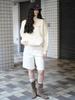 Laengaenlu Oort Cotton Half Pants_Ivory
