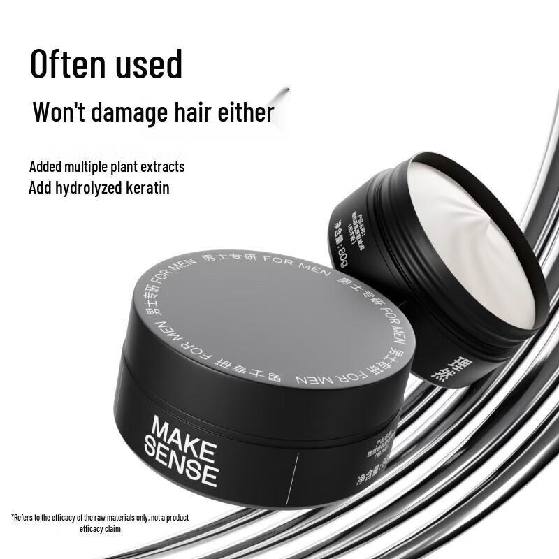 LIRAN Men's Styling Hair Clay, Cedarwood Scent