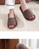 Fashionable Cross-Border Open-Toe Non-Slip Slippers – Spring/Autumn Style with Flat Heels, Furry Design, and Thickened Sole for Couples