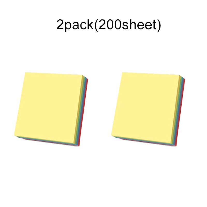 Shaped Sticky Notes Set 200sheets Fun Design Sticky Notes Reusable Self-Adhesive Note Paper Classroom Decoration Stickers TMZ