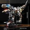 Mechanical T-Rex Skull Building Blocks Creative Technical MOC Model Kit STEM Educational Construction Toy for Adults Kids Gift