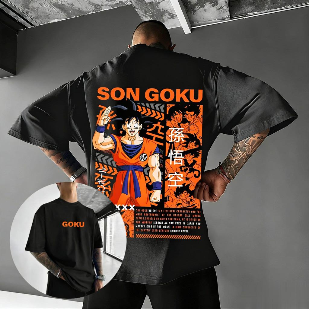 Dragon Ball Son Goku Anime T Shirt Men Women Streetwear Cotton Short Sleeve Top Manga Graphic Tee Casual Summer 2026 Y2k Clothes