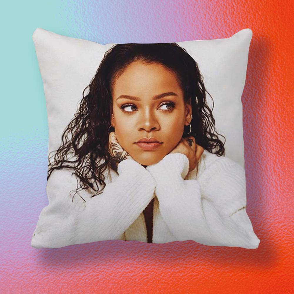 Singer R-Rihanna Double-sided printed pillow cover Solid color minimalist pillowcase, fits all bedroom styles