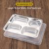 304 Stainless Steel 5-Compartment Lunch Tray