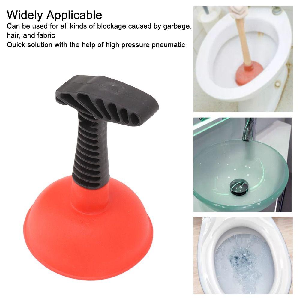 Space Saving Sink Plunger Slip Proof Handle Bathroom Cup Plunger Mini Drain Plunger  Kitchen Sink