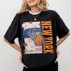 New York K Basketball Shirt, Vintage Basketball Playoff Tshirt, NYC Sports Fan