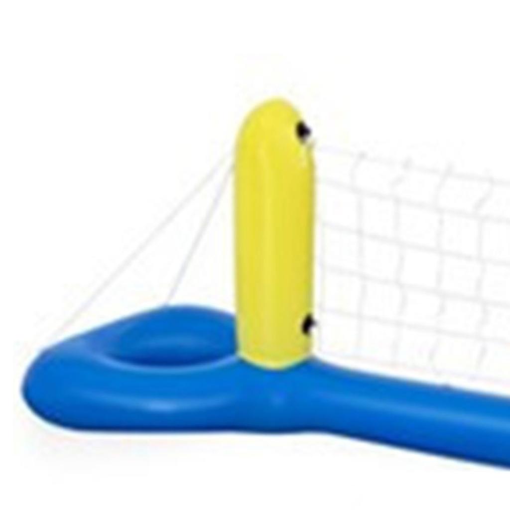 Inflatable Pool Volleyball Set with Volleyball Net Hoops Thickened Safe Portable Inflatable Pool