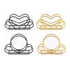 Creative Metal Napkin Holder Elegant Decorative Paper Dispenser Durable Napkin Organizer for Kitchen Dining Table
