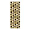Hamamonyo Tenugui Hand Towel - Geometric Pattern, 100% Cotton, Approx. 34cm x 90cm, Raw Edge