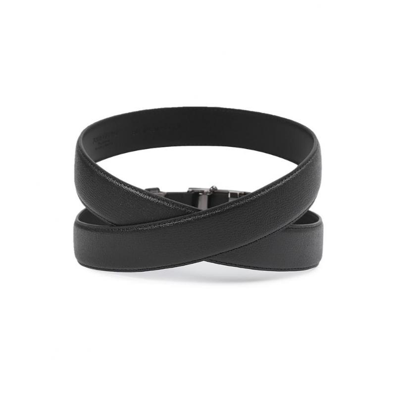 Benovero Men S Automatic Belt Black Derby emboSSed Cowhide Check 2026 SS Bmg1acb1230k1 