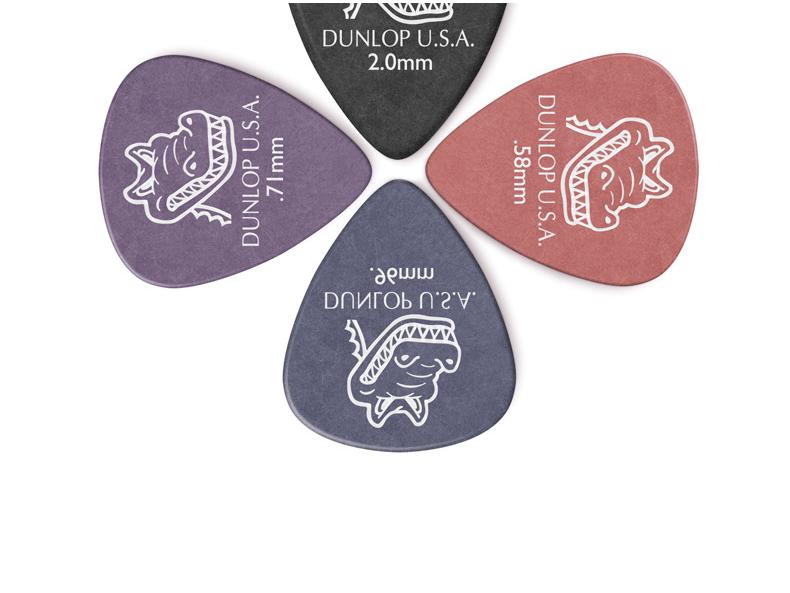 Dunlop 417 Alligator Electric Guitar Pick with Frosted, Non-Slip Texture for Fast Playing