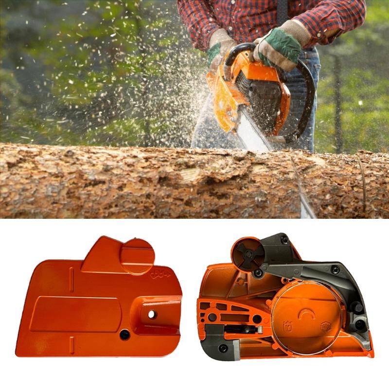 Efficient Clutch Side Cover Chain Brake Assembly for HUS445E 450 450E Ranchers Chainsaws Spare Parts Perfectly Fit