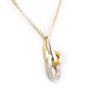 Altesse [K6321] - 2-tone 'Scarlett' Gold Plated Necklace