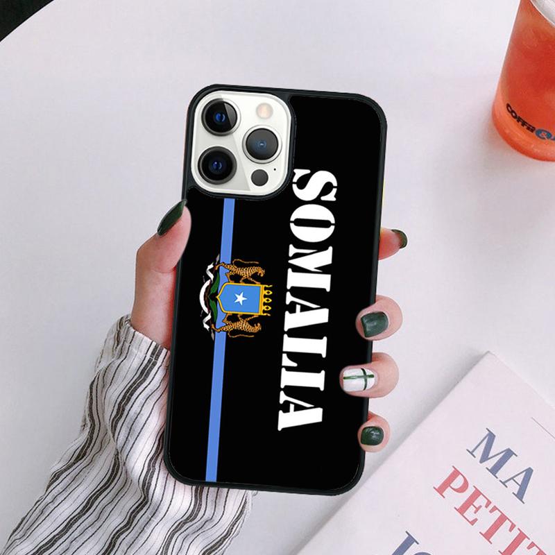 Somali Somalia National Flag Phone Case For iPhone 17 Air 16 15 14 13 12 11 Pro Max Plus Max Cover Shell coque
