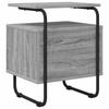 Nightstand 2 Pcs. Grey Sonoma Engineered Wood