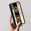 Vintage Music Tapes Cassette For Samsung Galaxy A55 Case A54 A52 A53 5G A15 A14 A13 A21S A23 A51 A34 A35 A33 A32 A72 Clear Cover