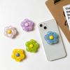Mobile Airbag Holder Three-dimensional Flower Niche Creativity Adhesive Type Expandable Desktop Air Cushion Support Bracket Back Sticker