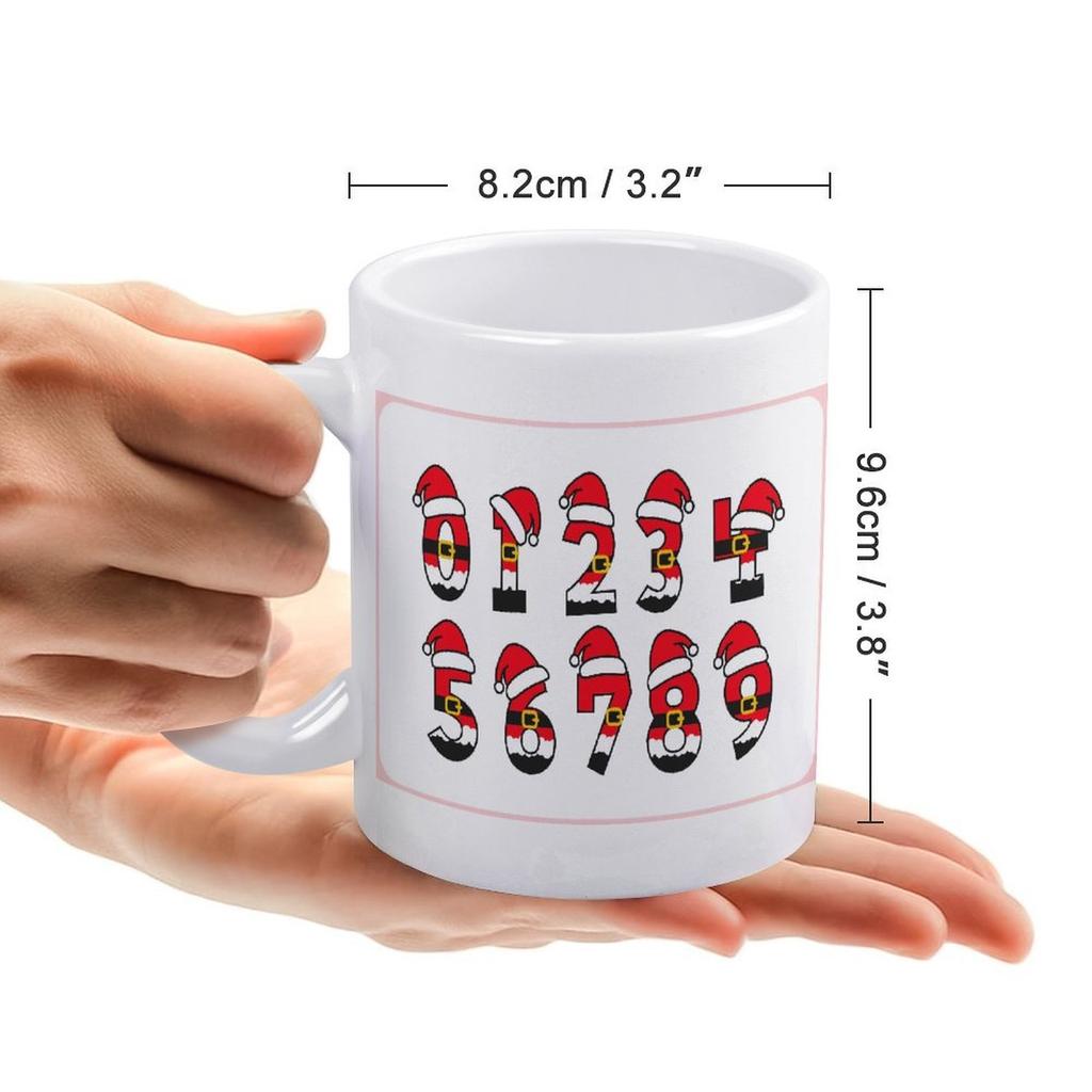 1 Stück 11oz Keramiktasse mit doppelseitigem Druck, geschaffen für täglichen Trinkkomfort und ausgezeichnet als warme Geschenkidee für besondere Ereignisse und Anlässe