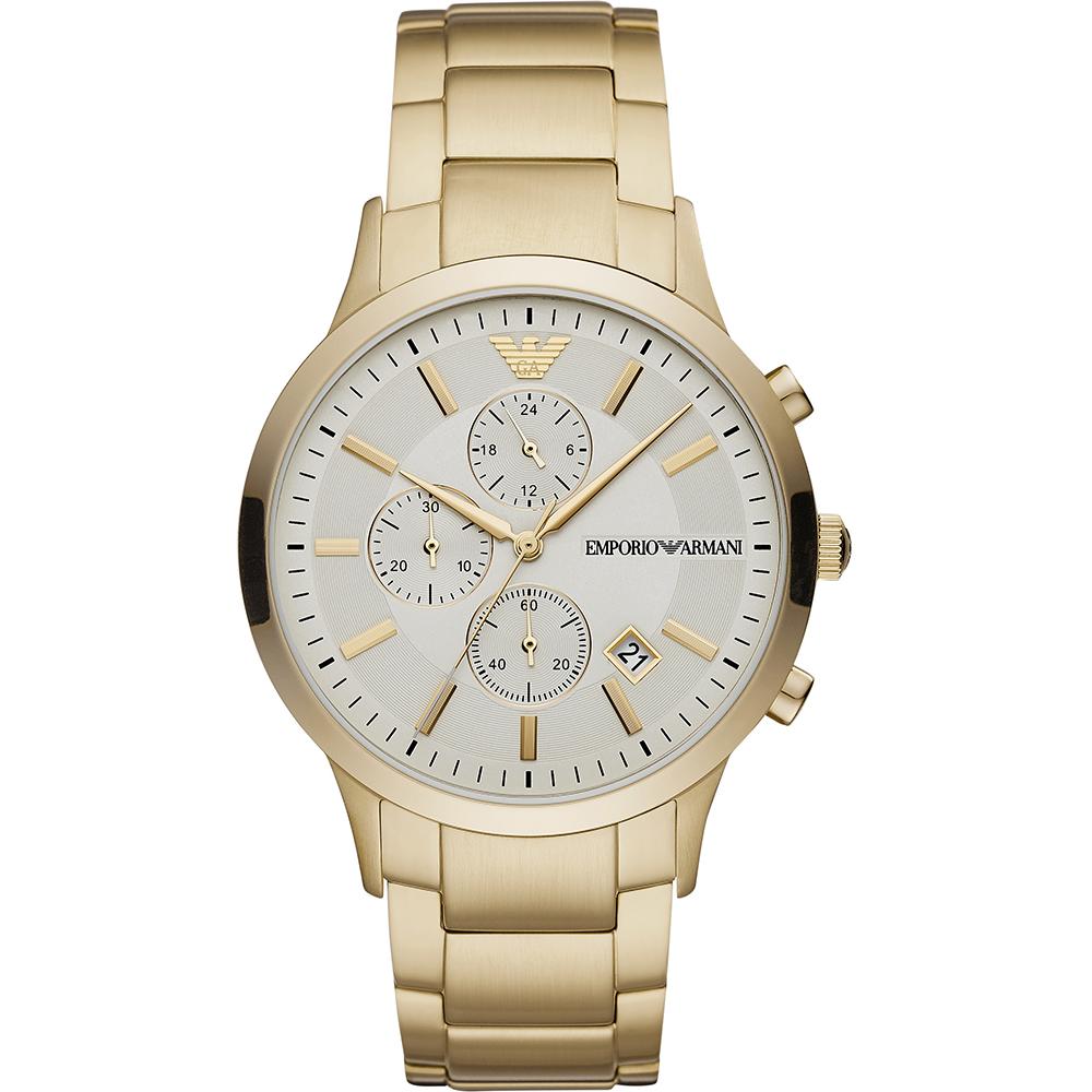 

Emporio Armani Renato Beige Gold Metal Gents Quartz Chronograph AR11332 бежевый