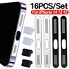 1-16Pcs Metal Dustproof Net Stickers for iPhone 12 13 14 Pro Max Earpiece Speaker Hole Anti-Dust Metal Mesh Dust Cover Universal2