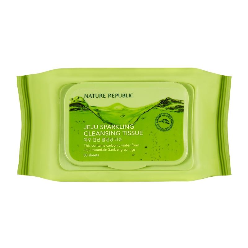 

[Nature Republic] Очищающая салфетка Jeju Sparkling 50 листов/205 г