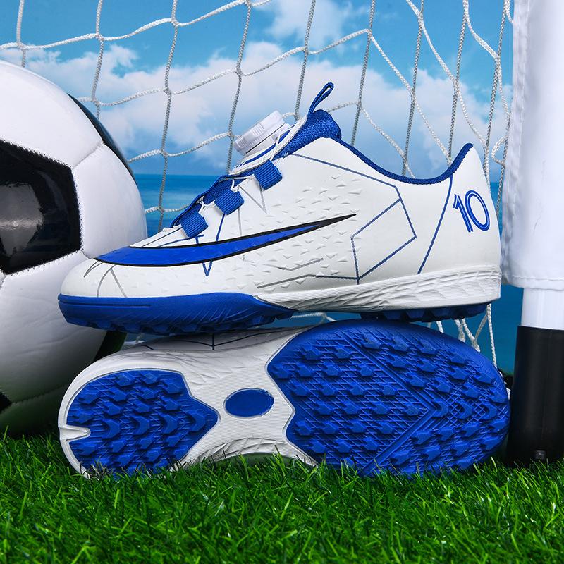 Młodzież Dzieci Klamra Obrotowa Buty Piłkarskie Połamane Paznokcie Buty Sportowe dla Starszych Dzieci Uczniowie Szkoły Podstawowej Profesjonalny Trening Meczowy Piłka Nożna Sh
