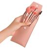 Beginner's 8-Piece Makeup Brush Set with Portable Leather Case – Soft Bristles for Contouring and Blending.