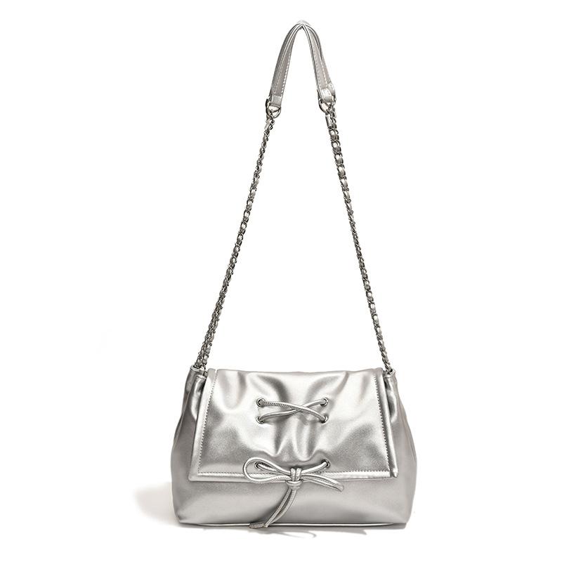 Fashion Bag New Shoulder Large Capacity Bow Tote Commuter Chain Women's Bag