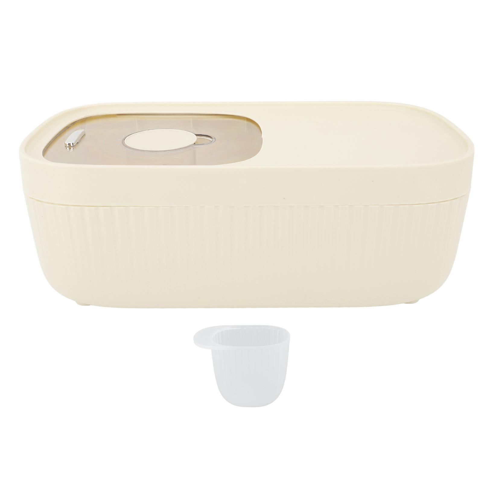 

Контейнеры для риса с мерной чашкой Герметичный Пластиковый контейнер для хранения риса с прозрачной шкалой для риса, муки White S 5kg 13cm