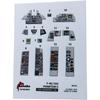 Lanbo Models 1/48 F-4EJ Kai Phantom II Interior 3D Decal for Hasegawa Kit LNB48235 Scale Model Detail Up Parts