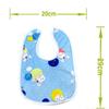 Pack of 3 Baby Bib – Soft Silicone Waterproof Feeding Bib with Adjustable Food Catcher Pocket