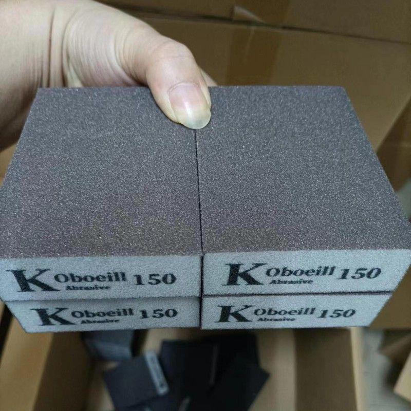 Sponge Sanding Block for Woodworking, Furniture, Paint, Rust, Wall Putty, and Grout Polishing.