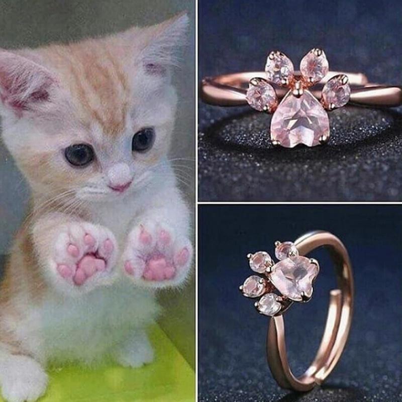 kitten paw ring