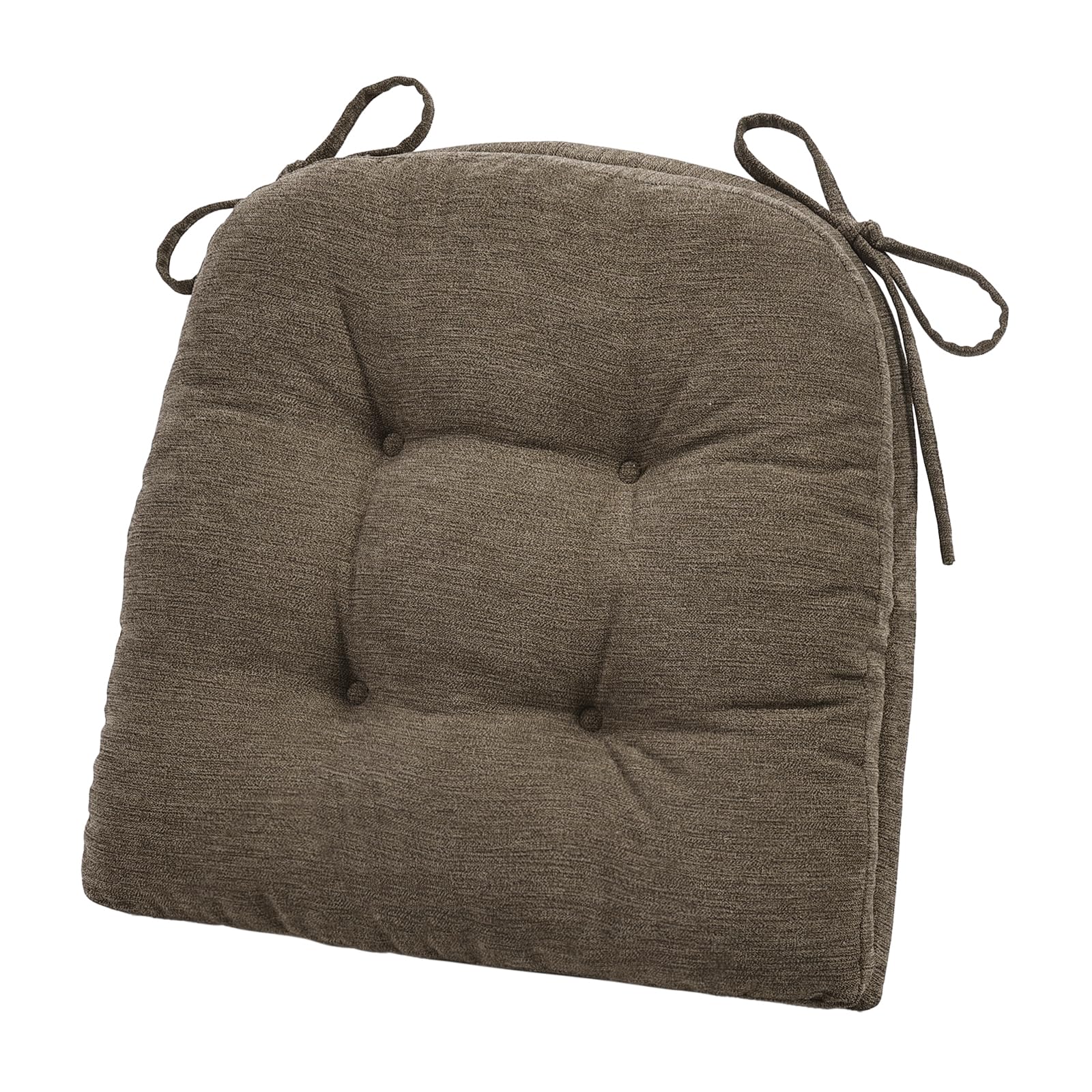 

Стул Shinnwa Запатентованный 6 см Не болит в обеденном стуле Обеденный стул Подушка для стула со стираемой подушкой, Двухслойная, Толстая, Подковообразная, Пушистая, кофейный