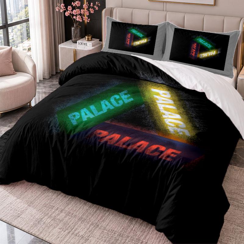 Crystal Palace 3Pcs Bedding Set Duvet Cover With Two Pillowcases For Bedroom Home Decoration