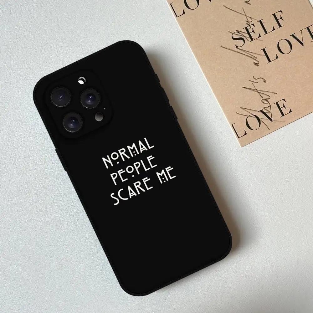 American Horror Story AHS 1984 Phone Case For IPhone 17,16,15,14,13,12,11 Plus,Pro,Max,XR,XS,X,7,8 Plus,Mini Black Silicone Soft